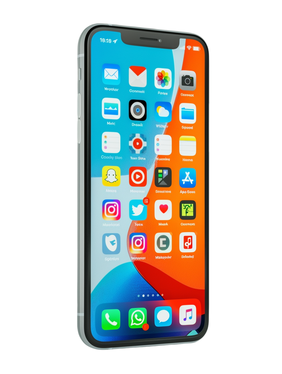 Smartphone with social apps